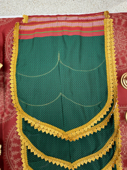 Banana Leaf Placements - Khan/Khana/Khun fabric placements