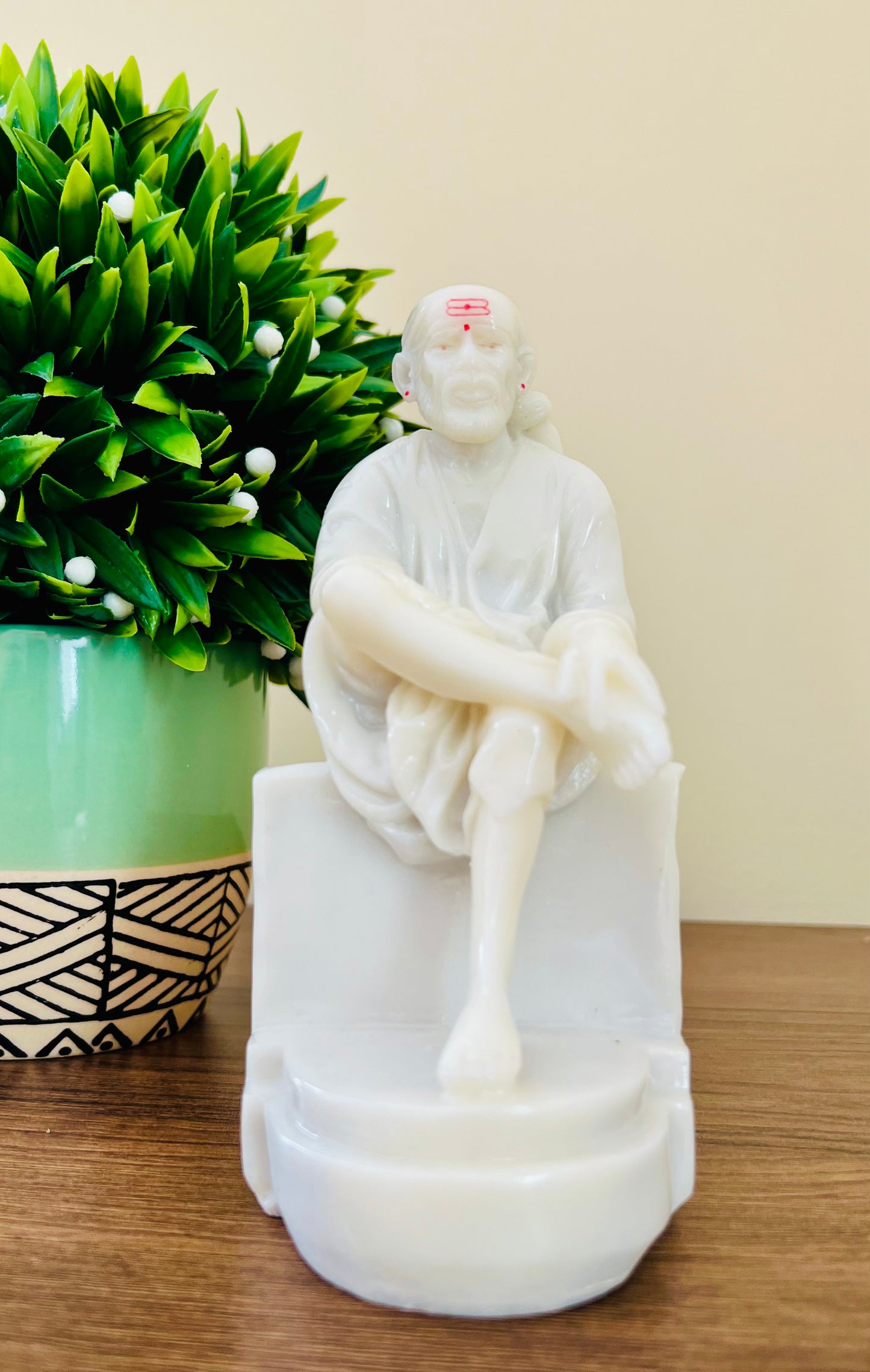 Shree Sai Baba Ceramic Statue